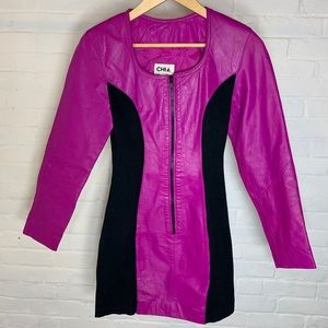 Vintage Leather Chia Dress!